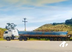 Operações de transporte e içamento de vigas