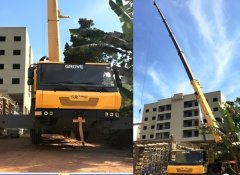 Guindaste Grove na construção de prédios Guindaste Grove na construção de prédios