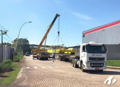 A Cunzolo realizou uma operação de transporte e içamento em Atibaia-SP com carreta extensiva e os guindastes LTM1200, QY70K, PK 100.000 TM130.Seu projeto exige transporte ou içamento especializado?Fale com a equipe Cunzolo e solicite um orçamento sob medida!