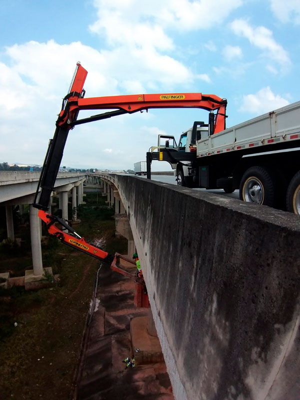 Equipamento underbridge para inspeção de pontes