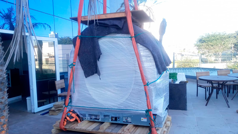 Içamento de tomógrafo: precisão e proteção do equipamento médico