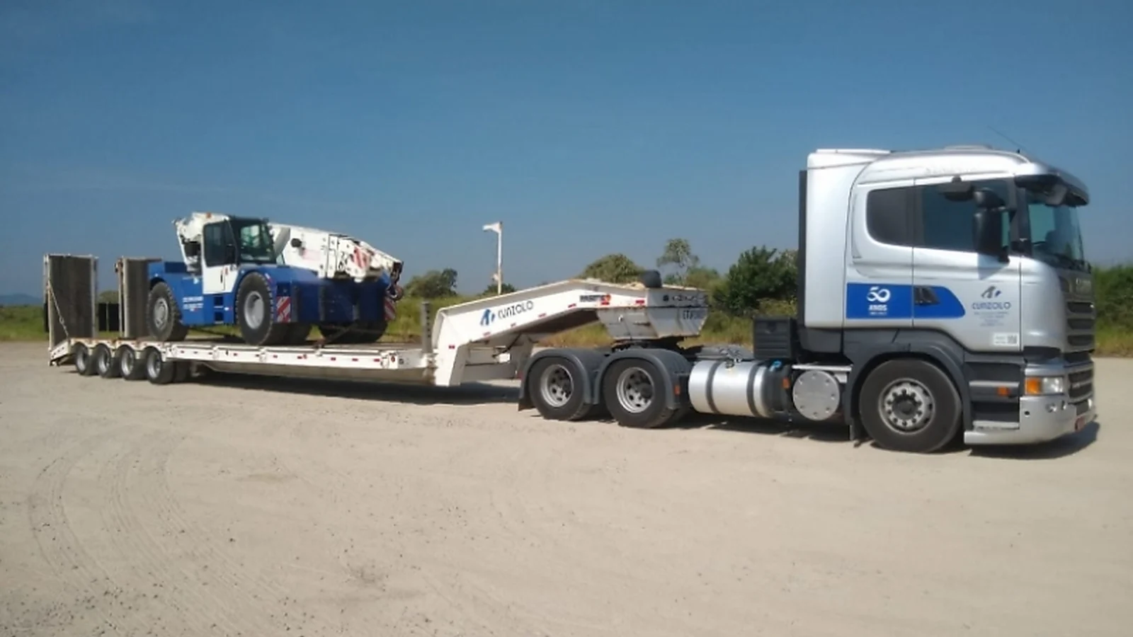 Içamento e transporte de transformador em operação integrada